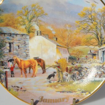 Sada - kompletní sbírka 12 měsíců = 12 talířů - 9