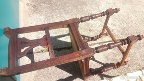 Stará dřevěná židle 2ks. - 9