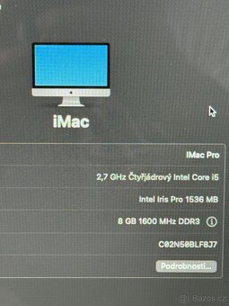 Apple iMac 21,5 Intel i5 - 9