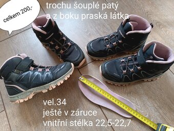 Dětská obuv dívka 25párů - 9