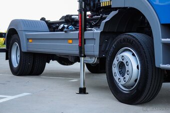 MERCEDES 1218 NOVÝ HÁKOVÝ NOSIČ KONTEJNERŮ HYDRAULICKÁ RUKA - 9