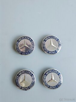 Středové krytky kol Mercedes, 75 mm - 9