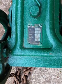 Řetězový zdvihač břemen - kočka BRANO typ 10-00 na 500kg - 9