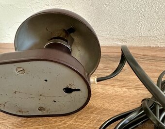Starožitná lampička hříbek bakelit RETRO KOUSEK - 9