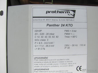 KOMBINOVANÝ PLYNOVÝ TURBO KOTEL PROTHERM 24KW - 9