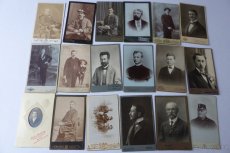 Staré kabinetní fotografie, kabinetky, móda, vojáci, děti... - 9