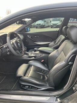 BMW 650i e63 270kw M6 packet . Max výbava . All Black - 9