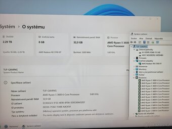 Herní / RYZEN 5 / RX 5700 XT 8GB / 32GB RAM / M.2 512GB+2TB - 9