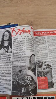 Časopisy Rock Report rok 1993, 1995, 1998, 1999 - 9