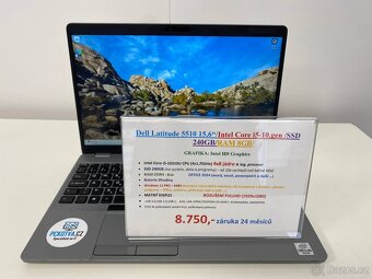 Dell Latitude 5510 15,6“/Intel Core i5-10.gen /SSD 240GB/RAM - 9