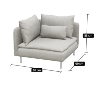 Modulová pohovka IKEA SÖDERHAMN ( ještě 5 let záruka) - 9
