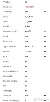 TV - LG 55" Smart TV, LED, - 9