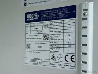 Prosklená chladicí lednice dvoudveřová - 9