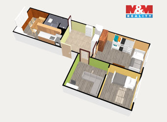 Prodej bytu 2+1, 67 m², Jáchymov, ul. Na Slovanech - 9