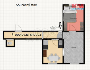Pronájem bytu 2+1, 61 m², Karlovy Vary, ul. Nejdecká - 9
