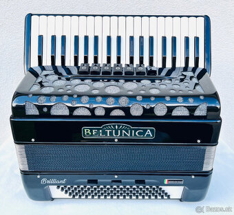 Predám NOVÝ akordeón BELTUNICA BRILLIANT 80 basový - 9