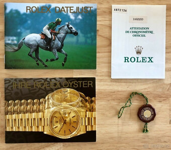 Pánské hodinky Rolex Datejust, ref. 16220, použité, v perfek - 9