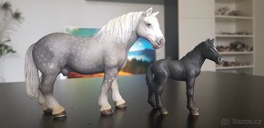 Schleich koně clydesdale, percheron, ardénský kůň, norický k - 9