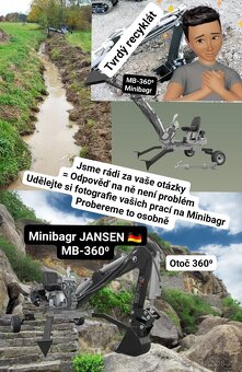 Minibagr Jansen MB-360° - 9