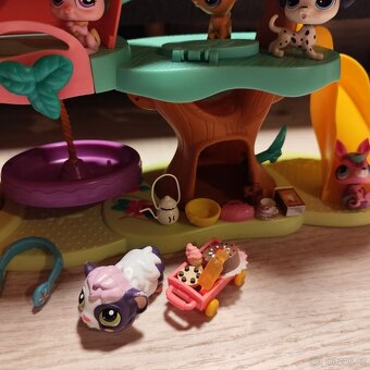 LPS sada stromový domeček zvířátka a doplňky - 9