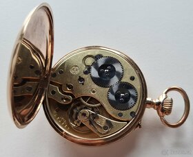 Zlaté 14K kapesní hodinky IWC Schaffhausen
- 9