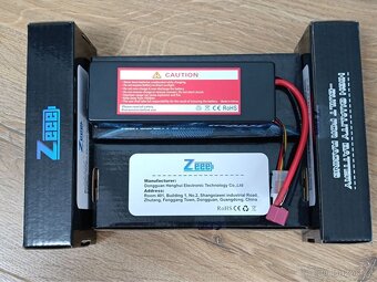 BATERIE LIPO ZEEE 5200mAh 50C/100C 7,4V 38,48Wh-2ks - 9