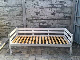 Prodám dřevěnou postel 90cm x 200cm - 9