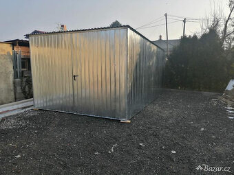 Akční nabídka Plechová garáž 3x5m, v 2 jakosti. - 9