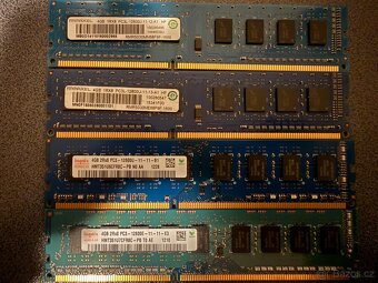 RAM DDR3 4GB – 1333 / 1600 MHz – desktop PC – více kusů - 9