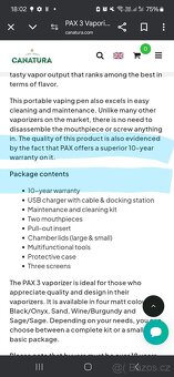 PAX 3 Vaporizer Complete kit - Matte Black - 9
