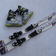 240. Detske lyže SALOMON- 110cm + boty DALBELLO 34 eu - SET - 9