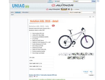 Dámské kolo Author Solution ASL 2015, velikost S, rám 16“, - 9