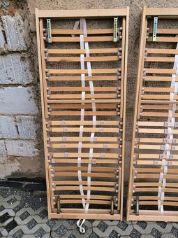 Lamelový polohovatelný rošt - 195 x 75 cm - 2 kusy - 9