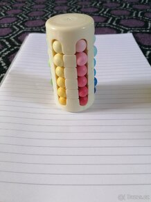 Hlavolamy- babylonska věž-retro-super stav. - 9