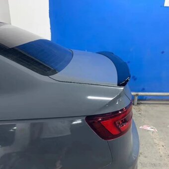AUDI A4 S4 RS4 B9 spoiler kridlo lipo (černé) na kufr - 9