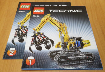 LEGO 42006 Bagr + 8293 motorový pohon - 9