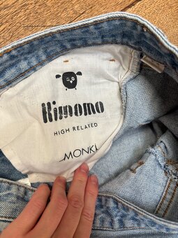 Dámské potrhané džíny Monki, vel. 29 (XS/S) - 9