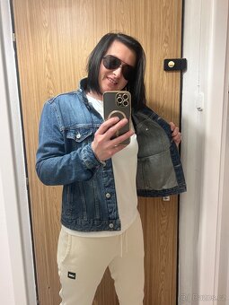 dámská bunda džínová M - 9