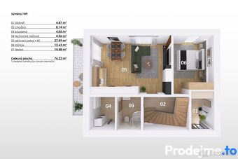 Prodej rodinného domu č. 6 - 5+kk, 116 m2 - Beřovice - 9