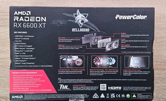 PowerColor Radeon RX 6600 XT Hellhound 8GB -top stav, záruka - 9