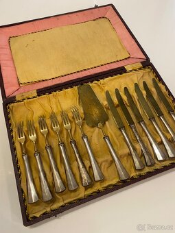 Starožitné stříbrné příbory - 9