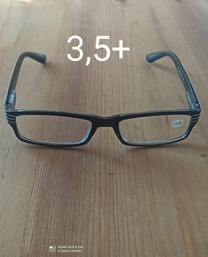 Dioptrické brýle na blízku 4+ a 3,5+ a 3+ - 9