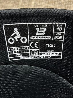 MX enduro boty Alpinestars Tech 7, velikost 48 - 9