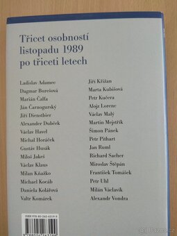 Nová kniha Lidé roku 1989 -Vítězové a poražení sam. revoluce - 9
