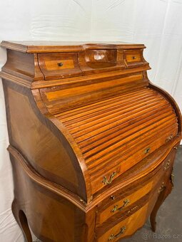 Starožitný sekretář s roletou (133026) - 9