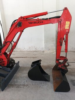 Minibagr Takeuchi TB 016 roztahovací podvozek - 9