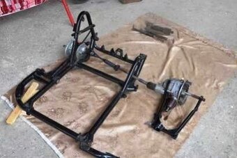 Náhon na sajdu soukolí rám sajda kardan MW750 MT12 MT16 - 9