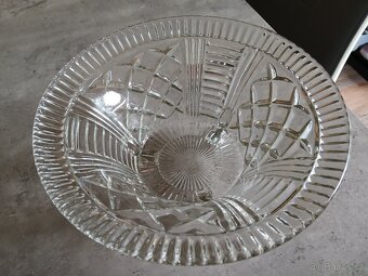 Retro mísa na nožičkách-těžké sklo - 9