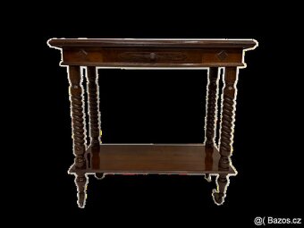 Starožitný konzolový stolek - 9