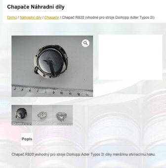 CHAPAČ pro šicí stroj Dürkopp Adler Typos 2I - R 82 - 9